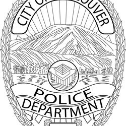 city of vancouver police department badge vector svg dxf eps png jpg file