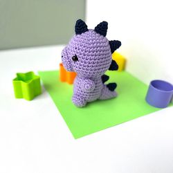 Little Dinosaur - Crochet Pattern, Amigurumi Dinosaur