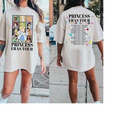 vintage princess eras tour shirt, princess royal tour shirt, shimmer, disney princess shirt, vintage disneyworld shirt,