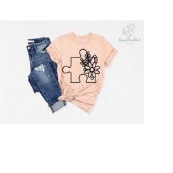 puzzle autism shirt, autism awareness shirt, autism month shirt, autism mom shirt, autism aware shirt, gift for special,
