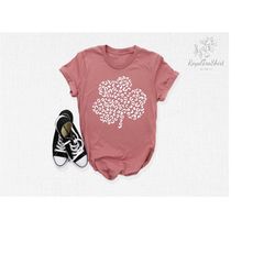 leopard shamrock shirt, leopard clover shirt, clover leaf shirt, shamrock shirt, irish day shirt, saint patrick's day sh
