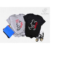 hubby shirt, wifey shirt, mickey hubby shirt, minnie wifey shirt, disney shirt, disney couple shirt, disney matching shi