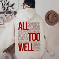 all too well sweatshirt, all too well hoodie, taylor vintage shirt, taylor's version t-shirt, taylor merch, swiftie merc