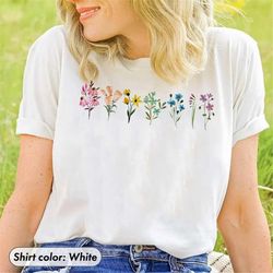 wildflower lgbt pride month shirt, flower gay lesbian shirt,equality comfort colors shirt,human rights shirt,queer lesbi