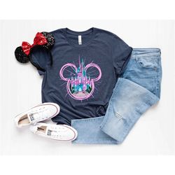 disney magic kingdom castle shirt, disney castle shirt, disneyworld shirt, disney trip t-shirt, disney family shirt, dis