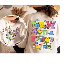 retro disney toy story you've got a friend in me shirt, vintage disney toy story matching, disney family vacation shirt,