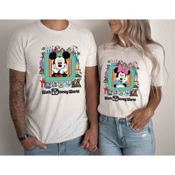 retro mickey minnie walt disney world shirt, vintage walt disney world shirt, disneyworld shirt, disney trip shirt, disn