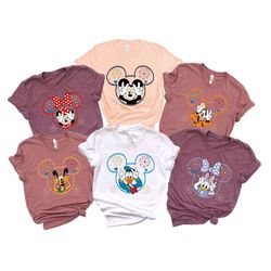 disney mickey characters shirt, mickey and friends shirt, disney squad shirt, disneyland shirt, disney family trip shirt