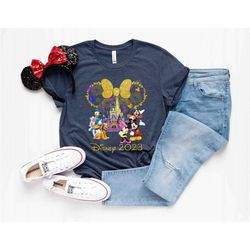 disney 2023 family matching shirt, mickey minnie disney couple t-shirts, disney family trip, disney shirt for women, dis