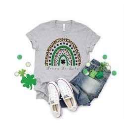 happy go lucky shirt, st patrick's rainbow shirt, rainbow shirt, clover shirt, st patrick's day shirt, st patrick's day,