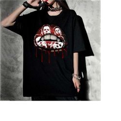 limited michael myers vintage shirt, michael myers homage t-shirt, myers thriller t-shirt friday the 13th horror, hallo