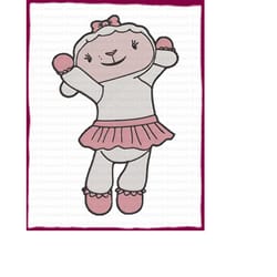 lambie doc mcstuffins fill embroidery design 1 - instant download