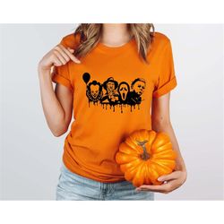horror movies characters shirt, horror halloween sweatshirt, it pennywise freddy kruger scream michael myers shirt, kill