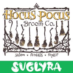 Hocus Pocus Broom Co png, Hocus Pocus retro, Sanderson Sisters PNG, It's Just A Bunch of Hocus Pocus