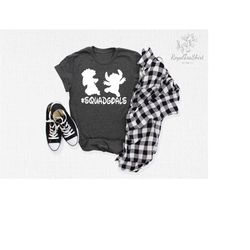 lilo and stitch squad goals shirt, ohana shirt, ohana means family shirt, lilo and stitch shirt, stitch shirt, family sh