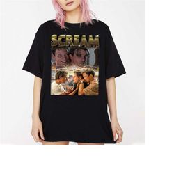 scream stu macher billy loomis shirt, let's watch scary movie shirt, vintage drew barrymore scream shirt, scary horror s