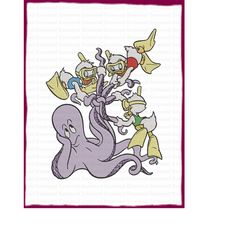 huey and dewey and louie ducktales fill embroidery design 7 - instant download
