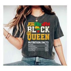 juneteenth black nutrition facts, juneteenth shirt, black lives matter tee, black queen shirts, melanin power shirt, per