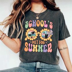 teacher shirt, teacher summer beach shirt, school's out for summer shirt, last day of school, teacher off duty, teacher