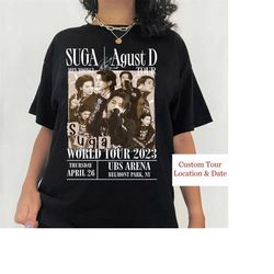agust d world tour shirt, daechwita shirt, suga fan gift, agustd concert shirt, min yoongi shirt, agustd shirt, suga shi
