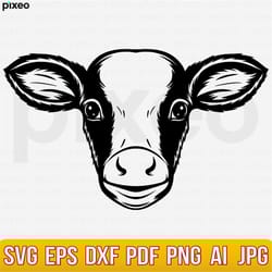 cute calf svg, cow svg, baby cow svg, cow clipart, cow cricut, cow cut file, farm animal svg, cow shirt svg, cow vector,