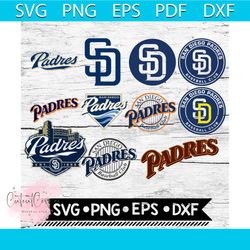 san diego padres svg, slipart svg, mlb, baseball, cricut file, svg