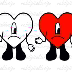 bad bunny baby benito un verano sin ti layered valentines svg pdf png eps instant digital download files clipart vector