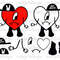 Bad Bunny Un Verano Sin Ti Baby Benito Layered Valentines SVG PDF PNG Eps Instant Digital Download Files Clipart Vector Outline Stencil - 1.jpg