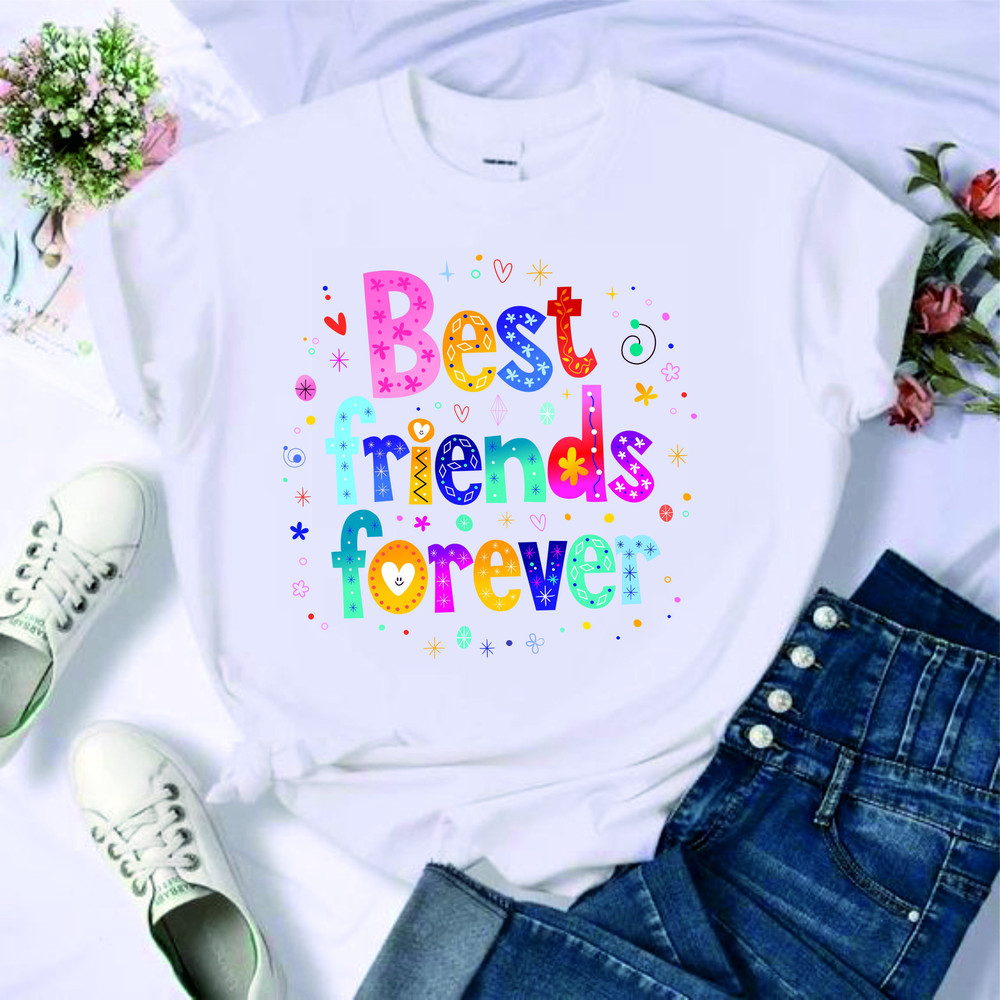 Best Friends Forever SVG PNG Instant Digital Download Clipart Vector Outline Stencil - 2.jpg