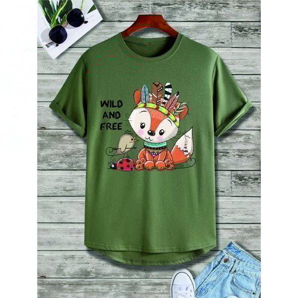 FOX wild and free PDF PNG Instant Digital Download Clipart Vector Outline Stencil - 3.jpg