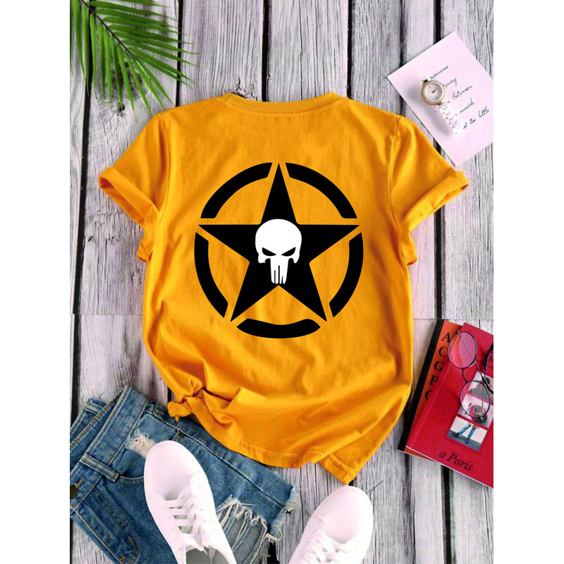 The Punisher Skull SVG PDF PNG EPs Instant Digital Download Clipart Vector Outline Stencil - 3.jpg