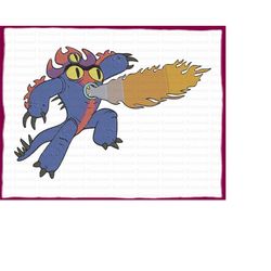 fredzilla big hero 6 filled embroidery design 1 - instant download
