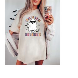 this is some boo sheet shirt, funny halloween shirt women, halloween graphic tee, funny ghost graphic tee, halloween gif