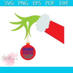 sacramento kings grinch hand holding christmas svg, grinch christmas svg design download