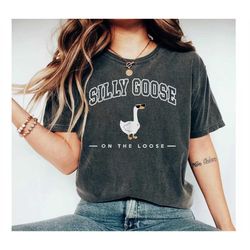 goose bumps shirt, silly goose shirt, funny goose shirt, goose couple t-shirt, silly goose pullover, unisex goose shirt