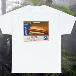 costco hot dog shirt, costco 1.50 shirt, costco hot dog menu, costco menu shirt, custom costco shirt - a195