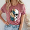 Bloom Skull Shirt, Halloween Shirt, Floral Skull Boho Graphic Tee, Womens Fall Shirt, Flower Skull Skeleton T-Shirt, Skeleton Blooms - 3.jpg