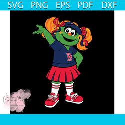 learn fun facts and the story behind tessie the green monster svg, boston red sox png digital download