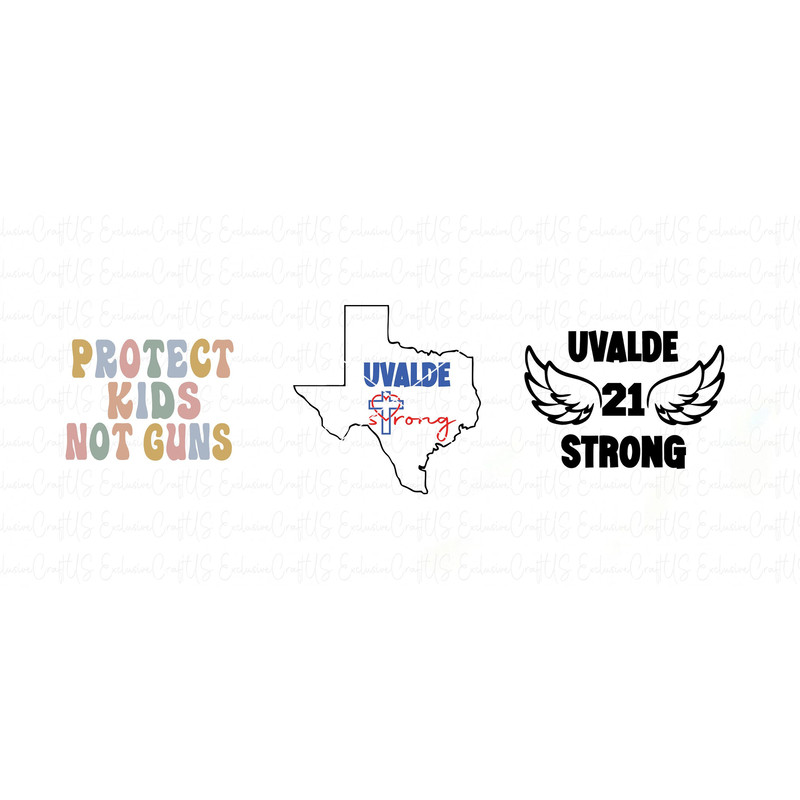 Bundle Uvalde strong svg, png dxf Files, Instant DOWNLOAD for Cricut, Uvalde Texas Strong, Pray For Texas svg, Protect our kids - 3.jpg