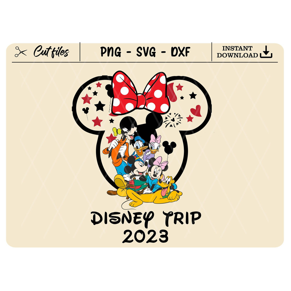 Family Trip 2023 Png, Family Vacation Png, Vacay Mode Png, Magical Kingdom Png, Files For Sublimation, Only Png, Svg, Dxf, Pdf, AI - 1.jpg