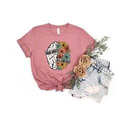 your anxiety is a lying bitch shirt, anxiety shirt, mental health shirt, therapist shirt, anxiety awareness shirt,floral