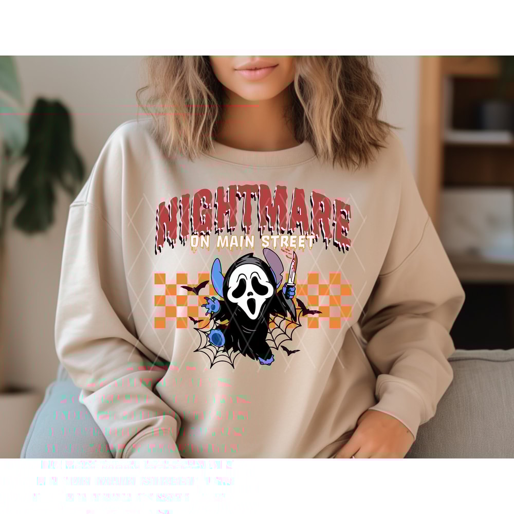 Nightmare On Main Street Halloween Costume Svg, Trick Or Treat Svg, Spooky Vibes Svg, Files For Cricut Sublimation, Png, Svg, Dxf - 2.jpg