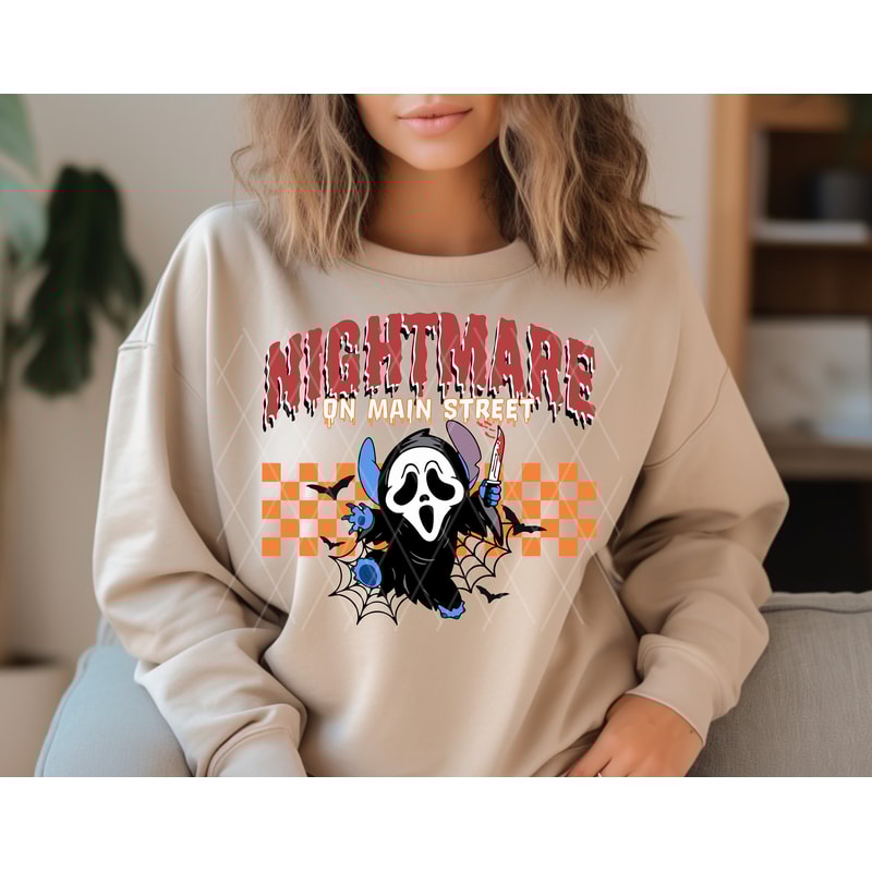 Nightmare On Main Street Halloween Costume Svg, Trick Or Treat Svg, Spooky Vibes Svg, Files For Cricut Sublimation, Png, Svg, Dxf - 2.jpg