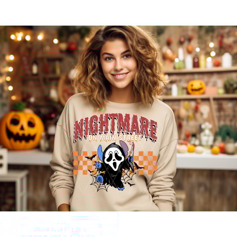 Nightmare On Main Street Halloween Costume Svg, Trick Or Treat Svg, Spooky Vibes Svg, Files For Cricut Sublimation, Png, Svg, Dxf - 3.jpg