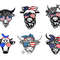 Patriotic Highland Cow SVG, 4th of July SVG, Usa Flag Bandana Sunglasses, Heifer, Png, Files For Cricut, Sublimation Designs Download - 1.jpg