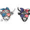 Patriotic Highland Cow SVG, 4th of July SVG, Usa Flag Bandana Sunglasses, Heifer, Png, Files For Cricut, Sublimation Designs Download - 3.jpg