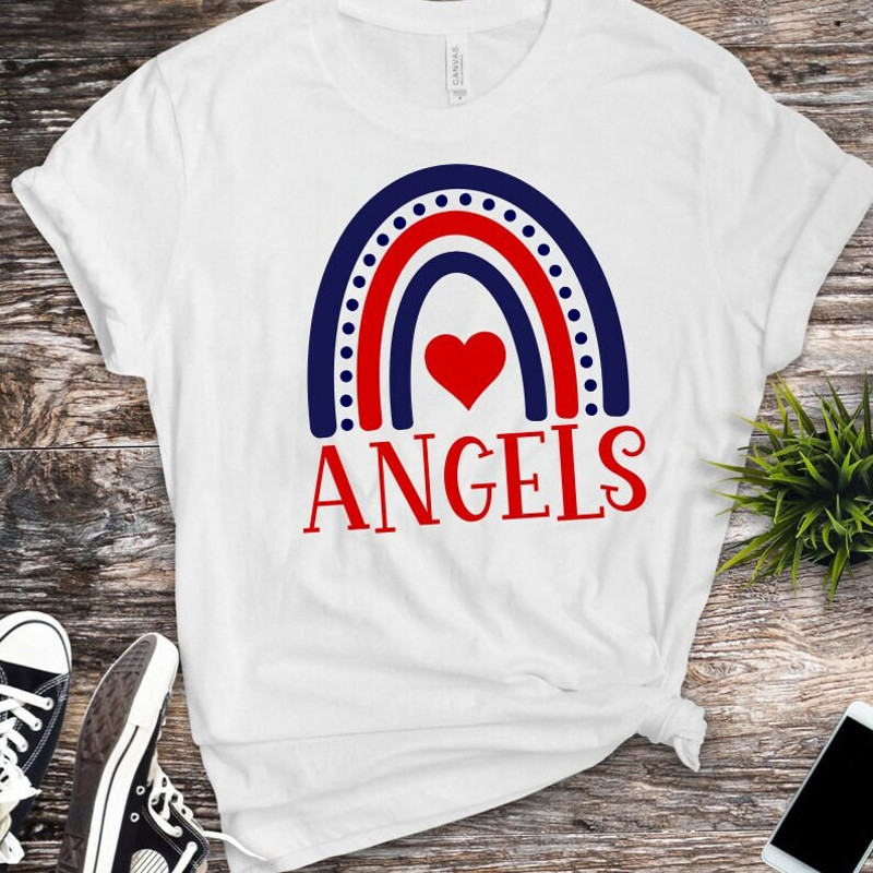 Angels SVG Bundle, Baseball SVG, Angels Shirt SVG, Digital Download, Cut File, Clipart, Sublimation (15 individual svgpngdxfjpeg files) - 2.jpg