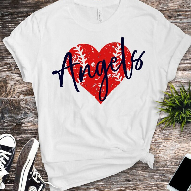 Angels SVG Bundle, Baseball SVG, Angels Shirt SVG, Digital Download, Cut File, Clipart, Sublimation (15 individual svgpngdxfjpeg files) - 8.jpg