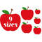 Apple Embroidery Design, MACHINE EMBROIDERY, School, Teacher Embroidery, 9 Sizes, Digital Download - 1.jpg