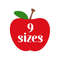Apple Embroidery Design, MACHINE EMBROIDERY, School, Teacher Embroidery, 9 Sizes, Digital Download - 2.jpg
